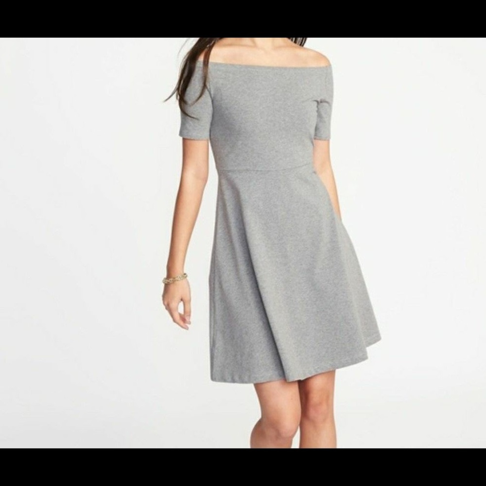 Simple off shoulder dress